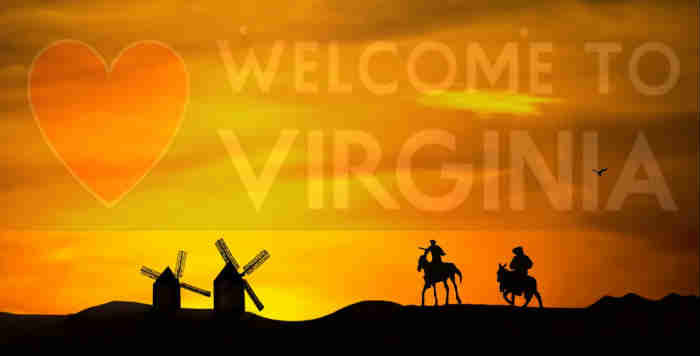 Virginia goes Don Quixote