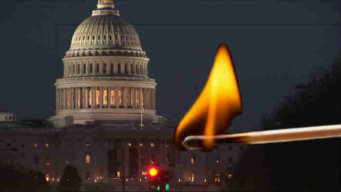 Playing with fire: repubs brandishing liberal torch
