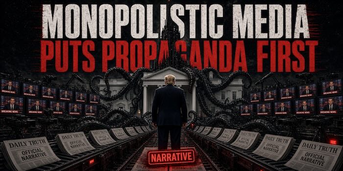 Monopolistic media puts propaganda first