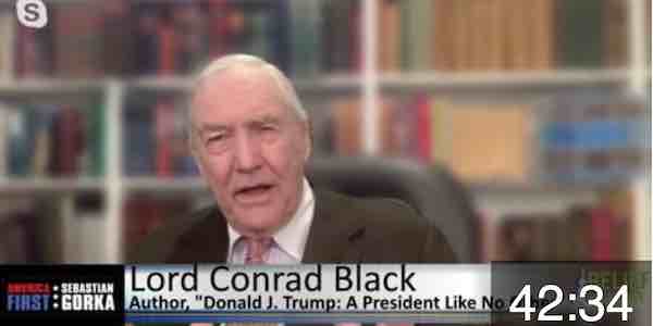 Why I Fought the System. Lord Conrad Black with Sebastian Gorka on AMERICA First