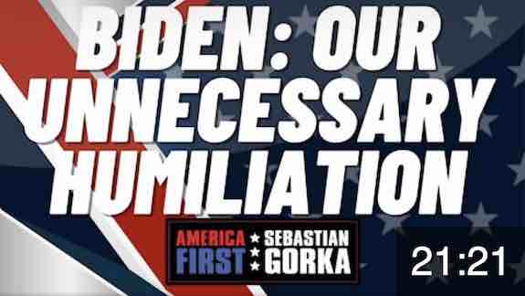 Biden: Our unnecessary humiliation