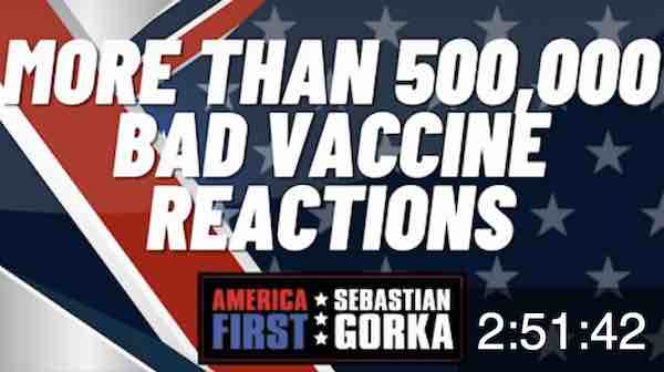 More than 500,000 bad vaccine reactions
