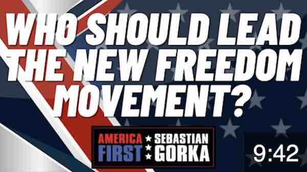 Who should lead the new freedom movement?