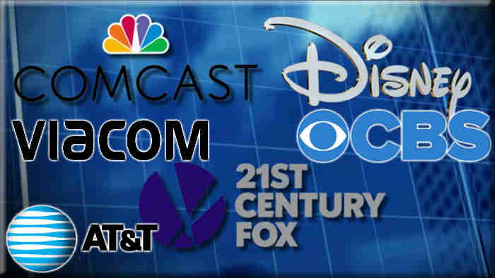 AT&T, Comcast, Disney, Fox, CBS, Viacom