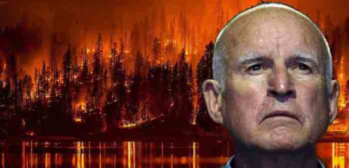 CA Gov. Jerry Brown Vetoed Bipartisan Wildfire Management Bill in 2016