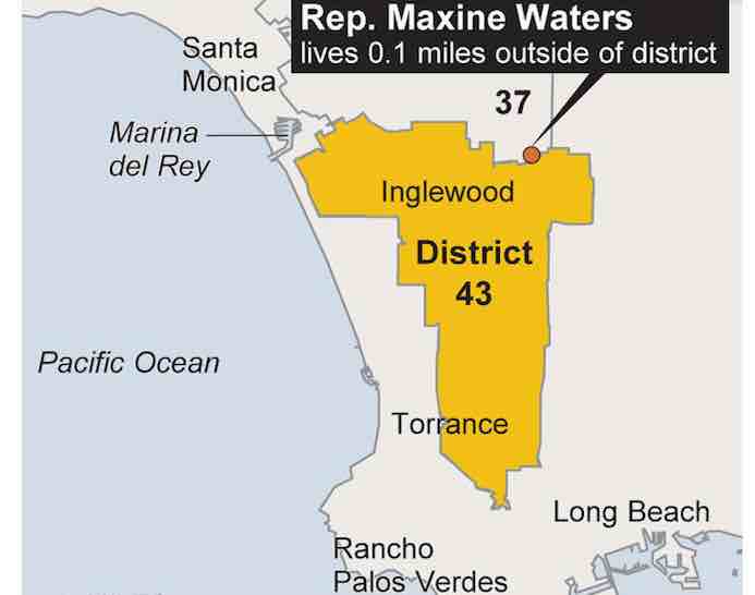 Rep. Maxine Water's District 43
