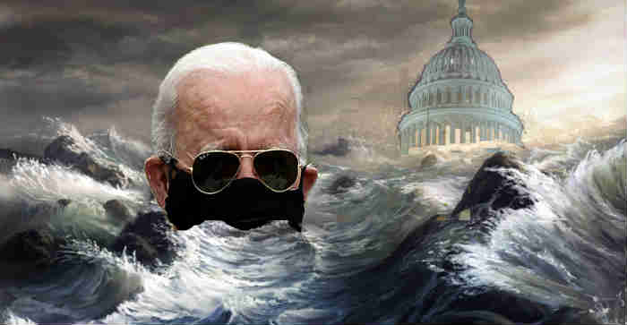 Biden Keeps Head Above Troubled Waters