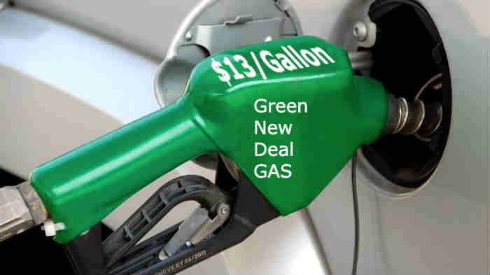 Gasoline Prices Under the Green New Deal Would Reach $13 per Gallon