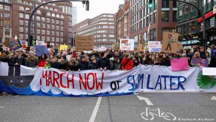 Demonstration in Hamburg, Germany