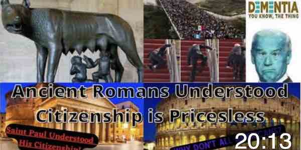 US Rejects Rome's Wisdom: Treating Citizenship Like Feces is Suicide