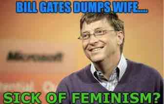 Bill Gates: No Friend of Feminism
