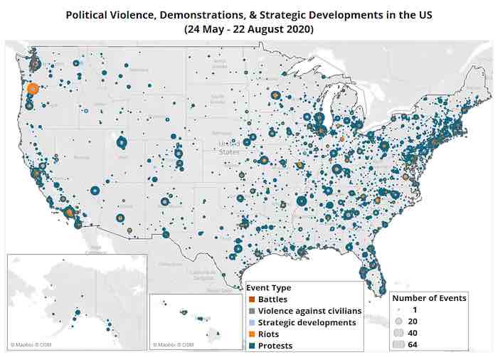 DEMONSTRATIONS & POLITICAL VIOLENCE IN AMERICA