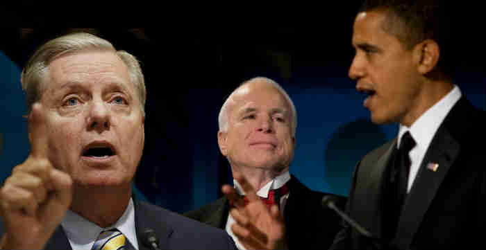 Blood Brothers: Barack Obama, Lindsey Graham, and John McCain