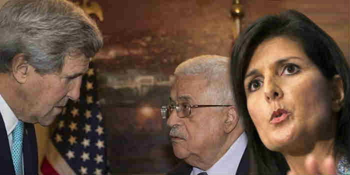 John Kerry Versus Nikki Haley on How to Deal With Abbas