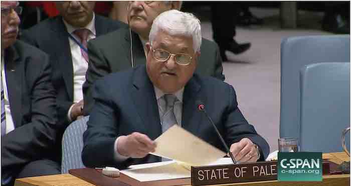 Palestinian President Abbas Addresses the UN Security Council with More Bombast