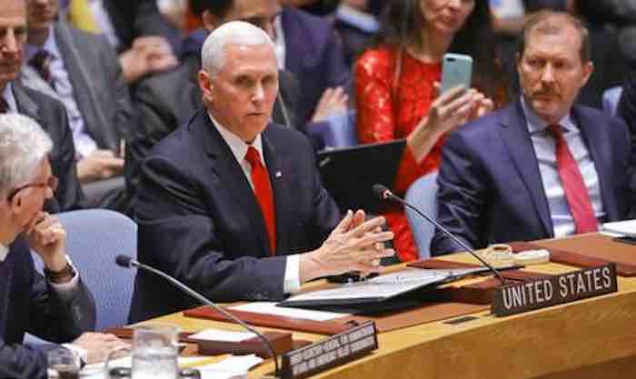 Vice President Pence Calls for UN Action Against the Maduro Regime