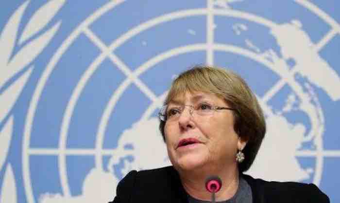 United Nations High Commissioner for Human Rights Michelle Bachelet 
