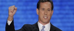 Rand Paul and Ted Cruz attacked as failures by successful superstar Rick Santorum