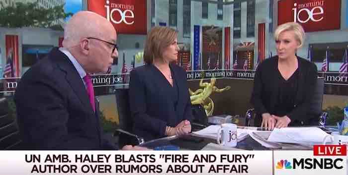 Mika Brzezinski boots 'Fire and Fury' author Michael Wolff off the air for 'slurring' Nikki Haley