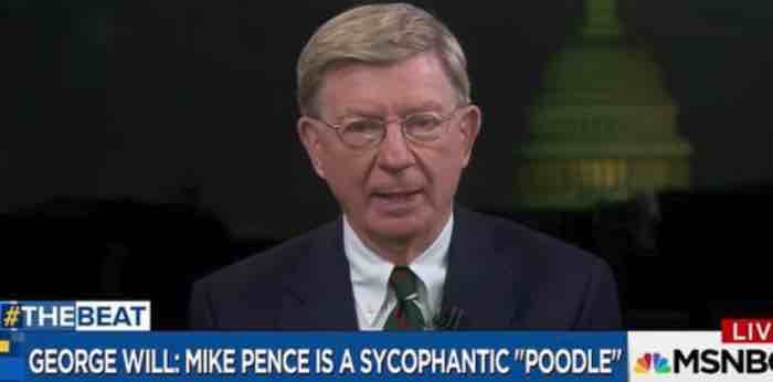 Sorry, George Will, but no. Voting Democrat because you don’t like Trump is absolutely imbecilic