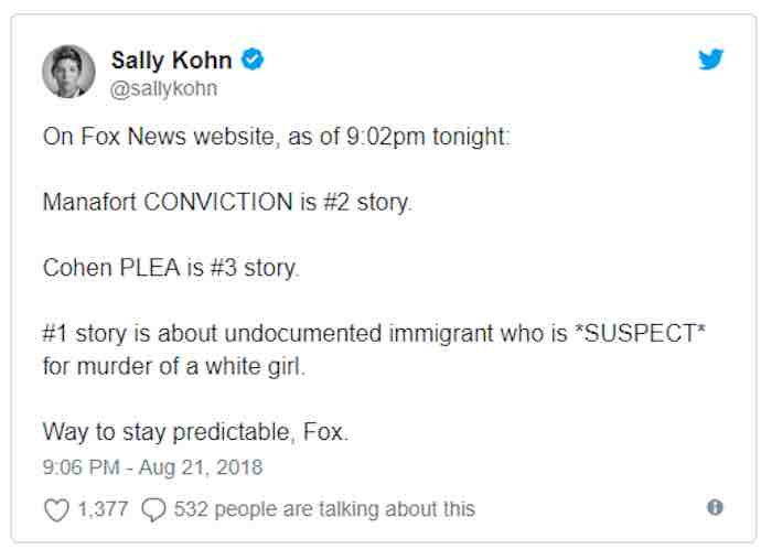 Sally Kohn took to Twitter