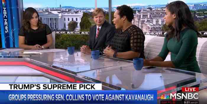MSNBC: Violent threats aimed at Susan Collins show ‘passion’ and concern for ‘women’s rights’