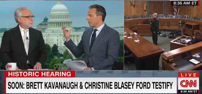 Jake Tapper: Hey, y’know, there’s no evidence that any of these Kavanaugh charges are true