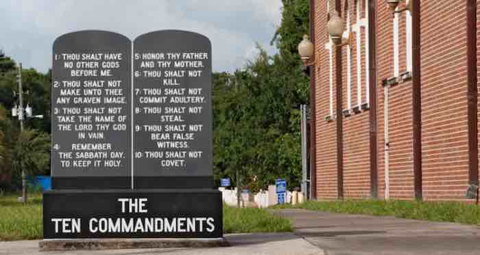 Ten Commandments Suit Dismissed