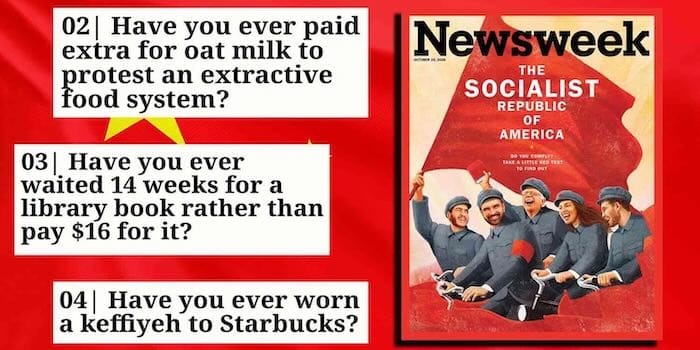 Two Views Of Newsweek’s “The Socialist Republic Of America” Cover