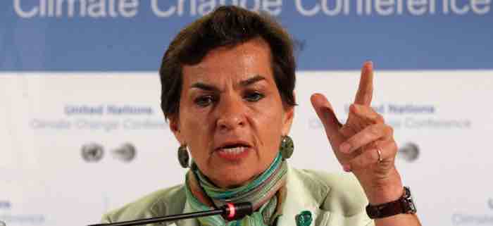Fmr. UN Climate Chief tries to laugh off her call for UN ‘centralized transformation’