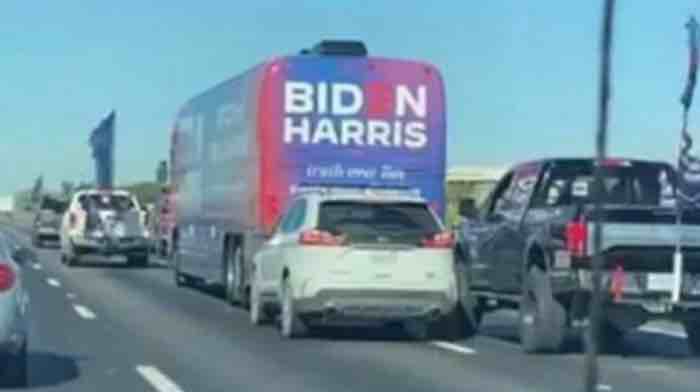 Biden Campaign Bus and Highway Liars