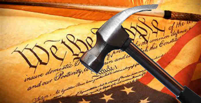 Will it be THE HAMMER or the Constitution that Determines the People’s Vote?