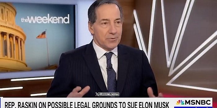 Jamie Raskin announces he is exploring “a class action suit on behalf ...