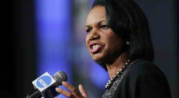 Condoleezza Rice is right on! Paying college athletes will make matters worse