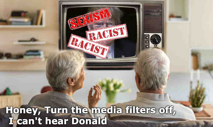 TRUMP, MEDIA, RACISM