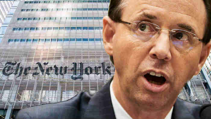 New York Times lies about Rosenstein letter