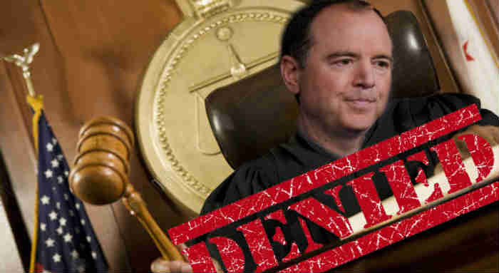 Schiff denies rights for the accused