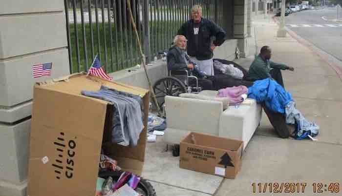 Homeless veterans Los Angeles