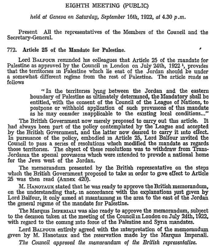 coup de grâce was duly delivered by the Council of the League of Nations