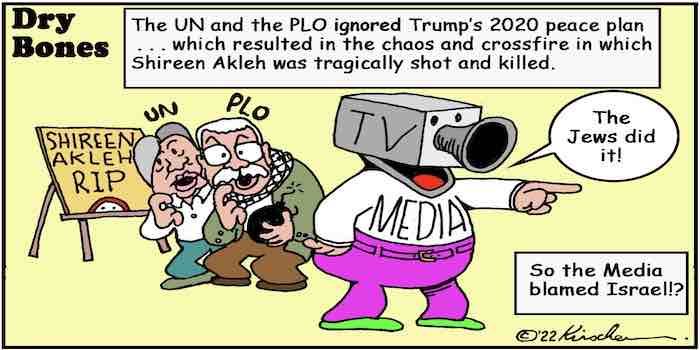 UN & PLO rejection of Trump Peace Plan caused Akleh’s death