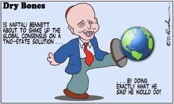 Bennett set to shake-up global consensus on two-state solution