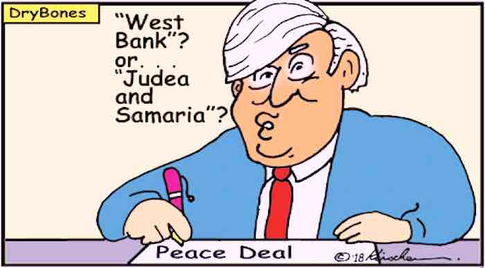 Will President Trump say West Bank. or Judea and Samaria
