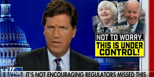 Svb Debacle Tucker Carlson Asks How the FDIC Missed the SVB Debacle Before It ...
