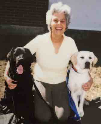 Judith Clark With Dogs She Didn’t Help Gun Down Mercilessly
