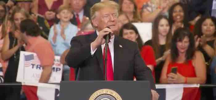 Trump holds MAGA-style campaign rally in Tennessee