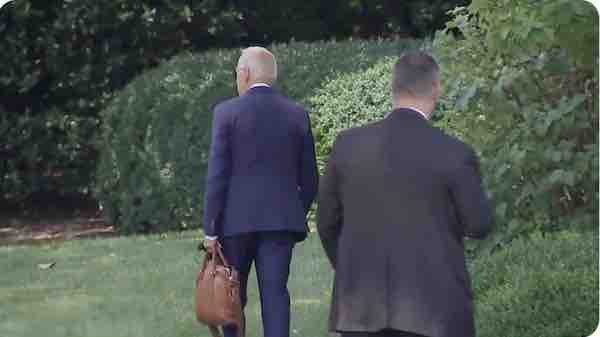 Biden takes a detour on the way home