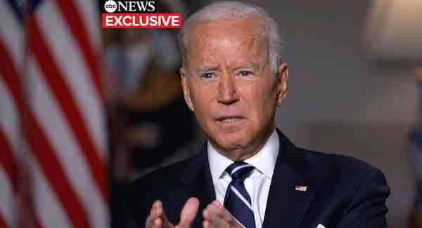 Stubborn Joe Biden Snaps, Falls Apart in Interview as Afghanistan Crisis Worsens