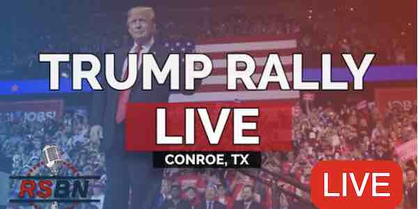 LIVE: President Donald Trump Rally Live In Conroe, Texas
