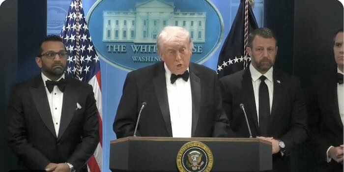 Trump holds press conference after shooting at White House ...