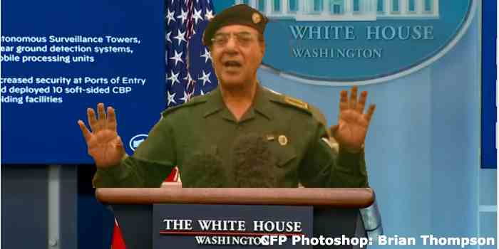 Is anyone else having flashbacks to Baghdad Bob?